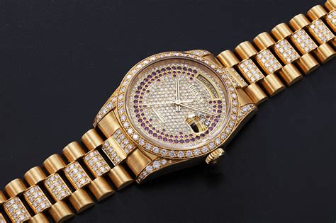 rolex diamond day date.